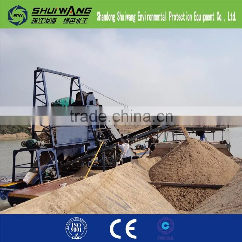 chain bucket sand/alluvial mining dredger sea sand dredger