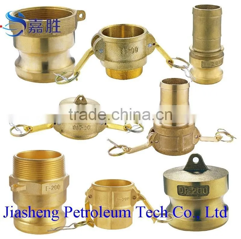 Brass Camlock Hose Coupler by Hose Shank