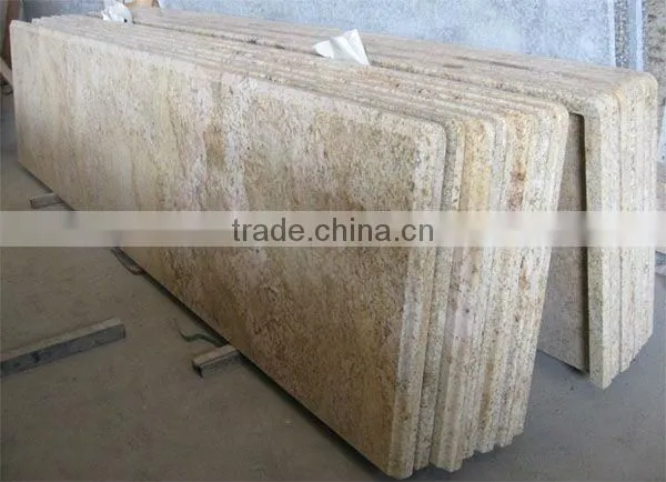 Polished golden king granite countertops