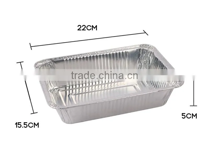 aluminium foil cake container