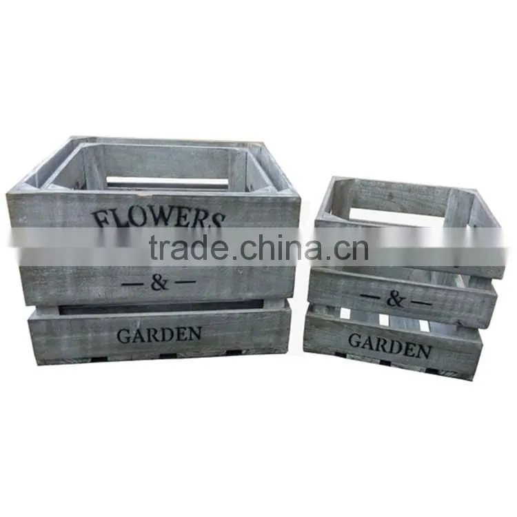 High Quality Home Organization Decorative Customized Design Vintage Wood Box