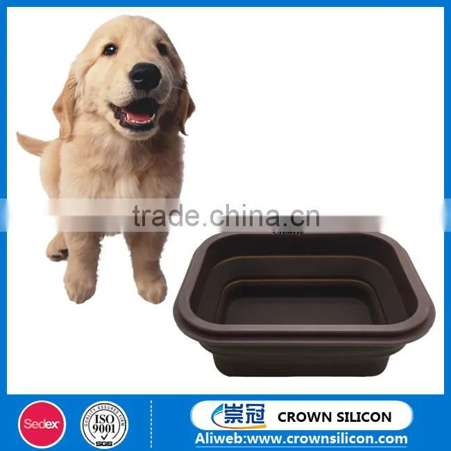 Collapsible Silicone Pet Feeding Bowl