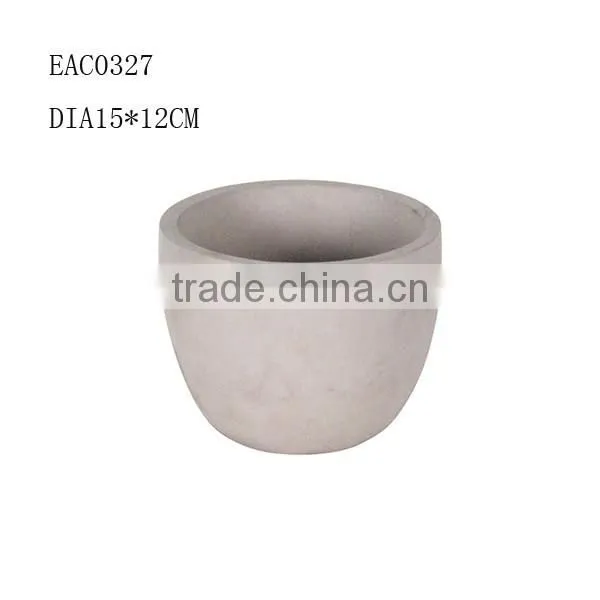 Balcony pot simple style concrete plant pot and flower pot