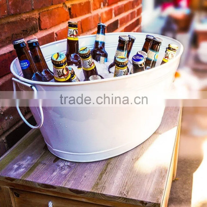 Portable Bucket Charcoal bbq grill metal