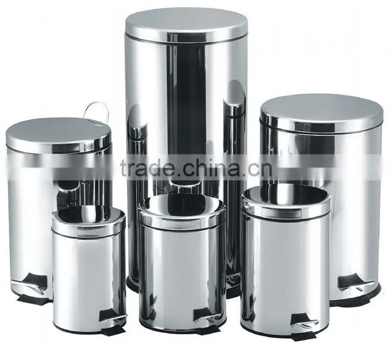 High Quality Stainless steel Waste bin pedal bin