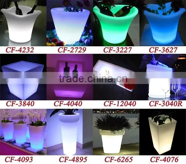 LED Round Ice bucket to hold 2 to 5 bottles