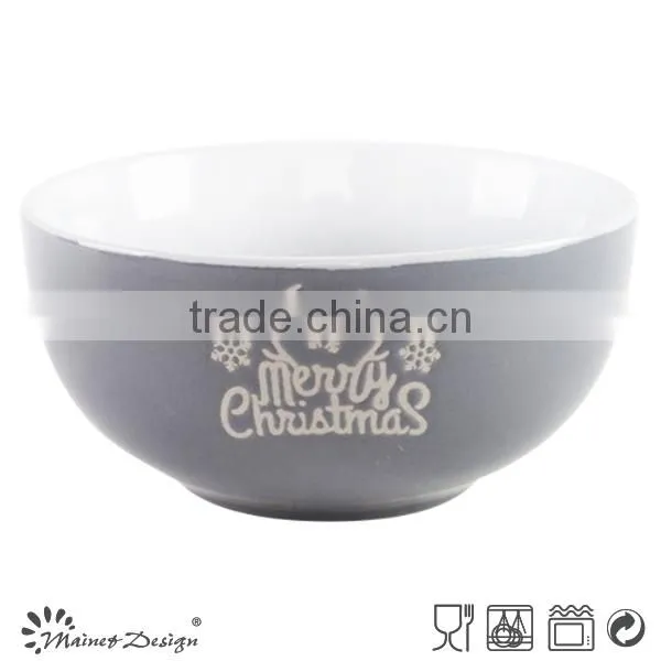 ceramic salad bowls/ceramic christmas bowls