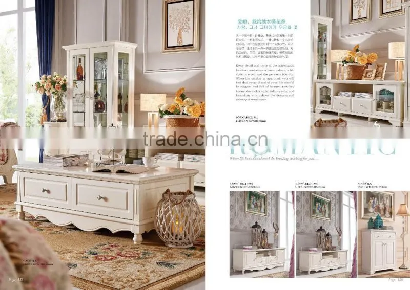 MJ651# Trendy White Painted Children bedroom wood furniture