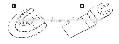 300W variable speed electric oscillating multifunction power tool as seen on tv cutting tool