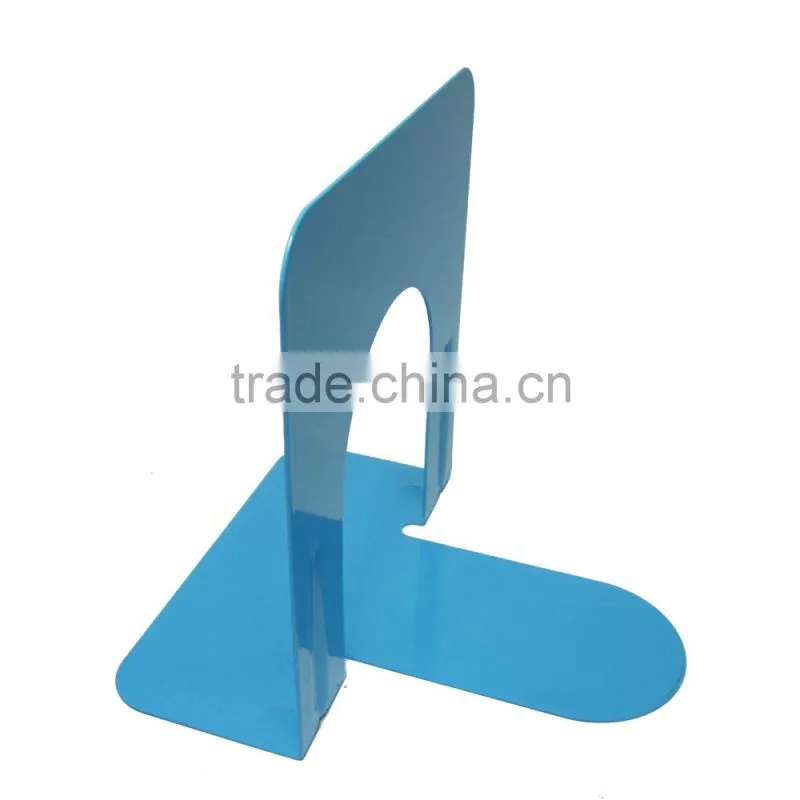 High quality colored classic 5" metal library bookends