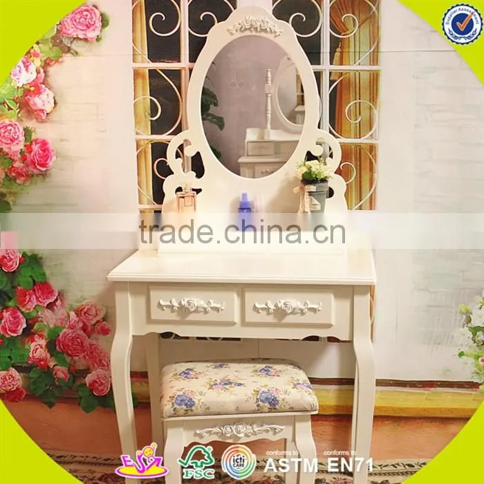 Wholesale reliable quality indoor wooden kids bedroom furniture toy, preschool wooden role play furniture toy W08H075
