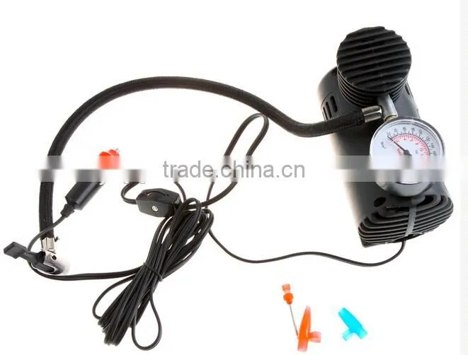 S20202 300 PSI Portable Mini Air Compressor Car Bicycle Flat Tire Inflator Pump 12V
