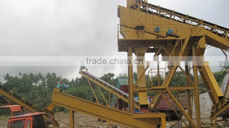 Hot Selling High Quality Low Cost 100T/H River Rock Crushing Plant for Philippines