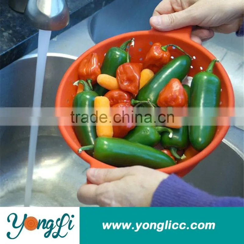 Novelties Wholesale China Dailylife Kitchenware Silicone Fruit Wicker Basket