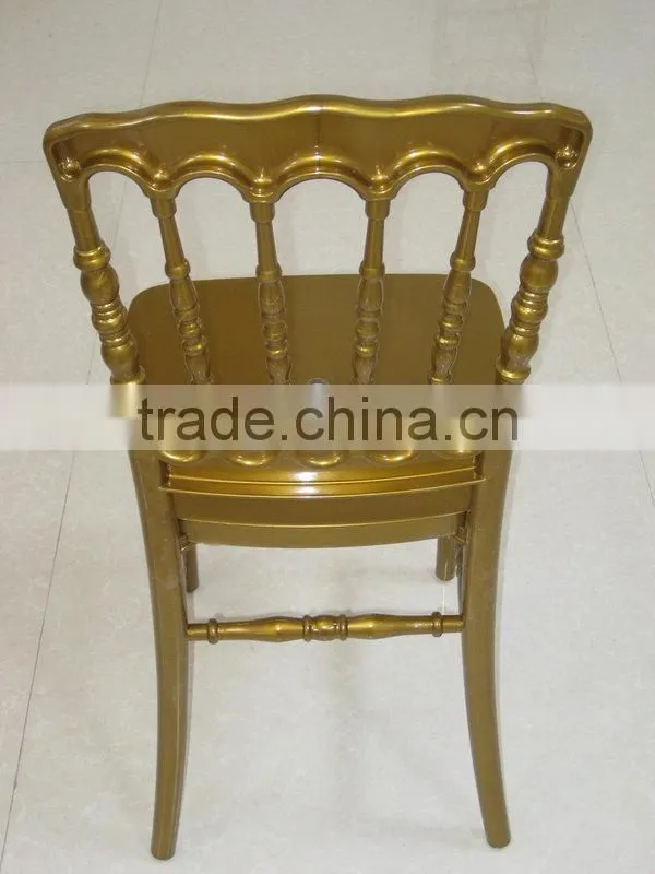 colorful banquet resin napoleon chair PP chair