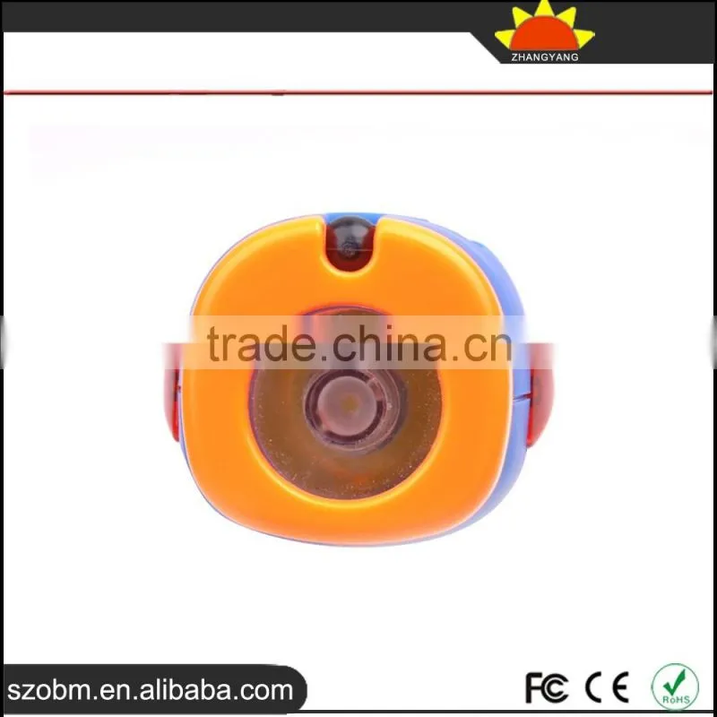 2016 wholesale OEM 3 Mode LED Plastic Signal Light Flashlight Torch