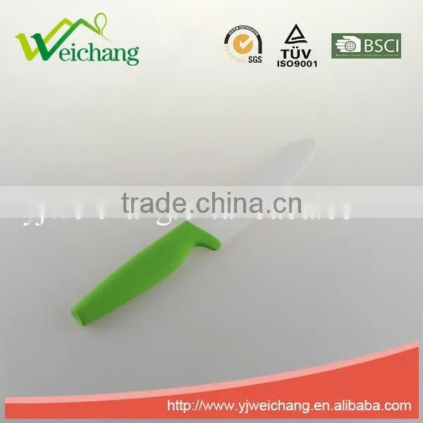 WCK345 artwork painting blade and rubber with PP Wholesale Coloured 5 pcs set Kitchen Ceramic Knife