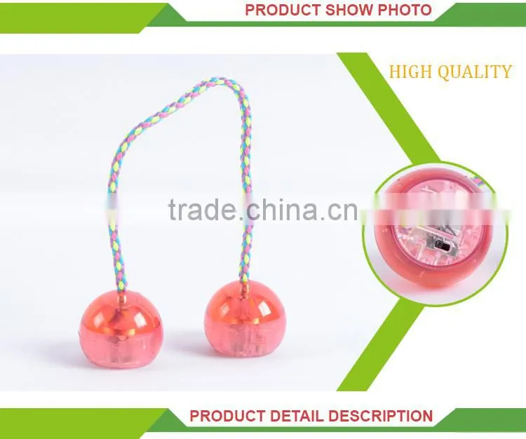 Hot sale cheap fidget kids play finger toys light led yoyo