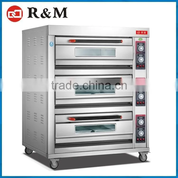 2017 Hot New Bakery Products 3 Tray Ability Home Using Electric Conver Pizza Oven