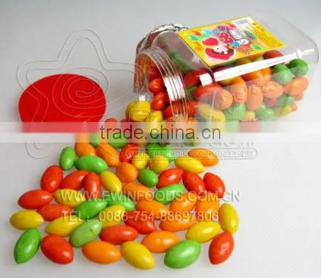 Colorful Olive Shape Fruity Flavour Bubble Gum Candy