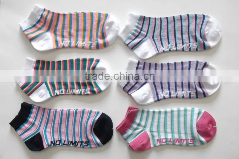 Latest women colorful socks with custom logo stocks