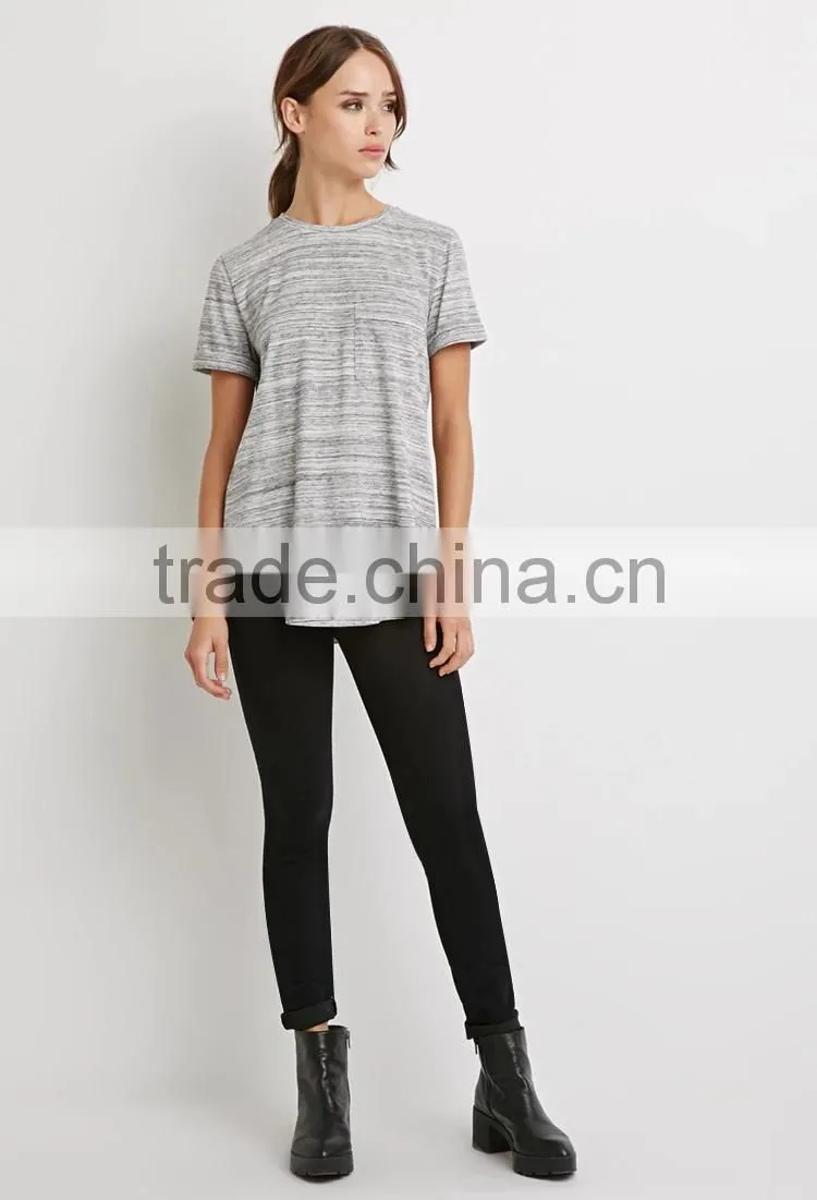 2016 best sell new knitting jersey women tops t shirts