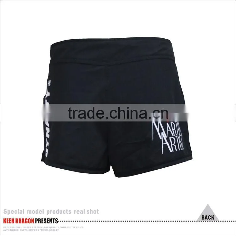 Cheap kick boxing cage grappling mma shorts with short cut