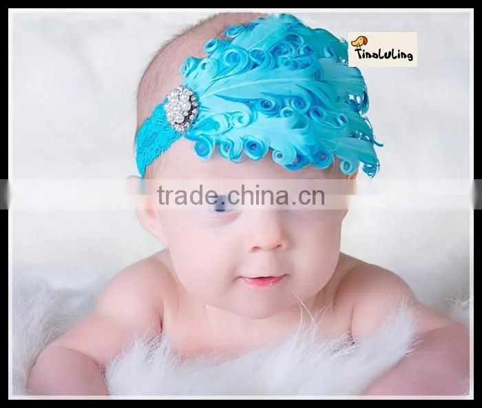 purple 1.5X 36 cm flower hairband hair accessory headband