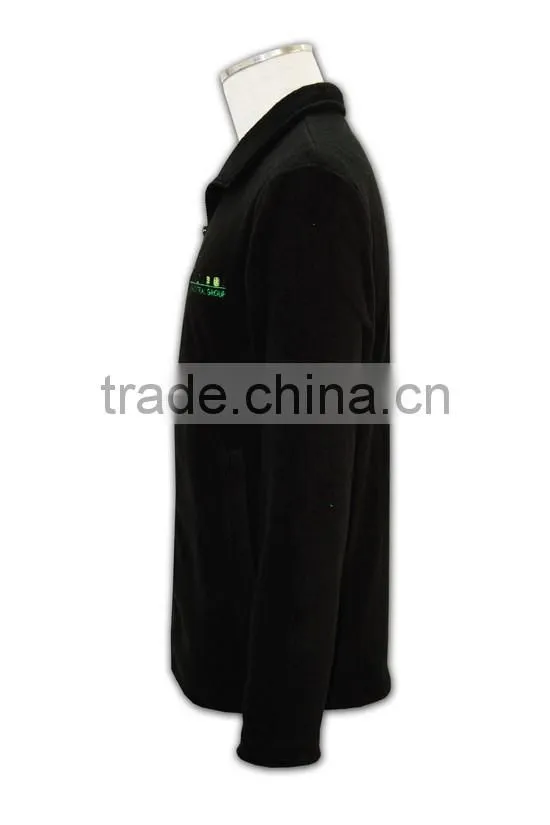 China manufacture high quality custom black mens microfiber fleece hoodie