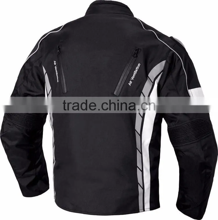Wholesale custom windproof waterproof textile cordura motorcycle jacket