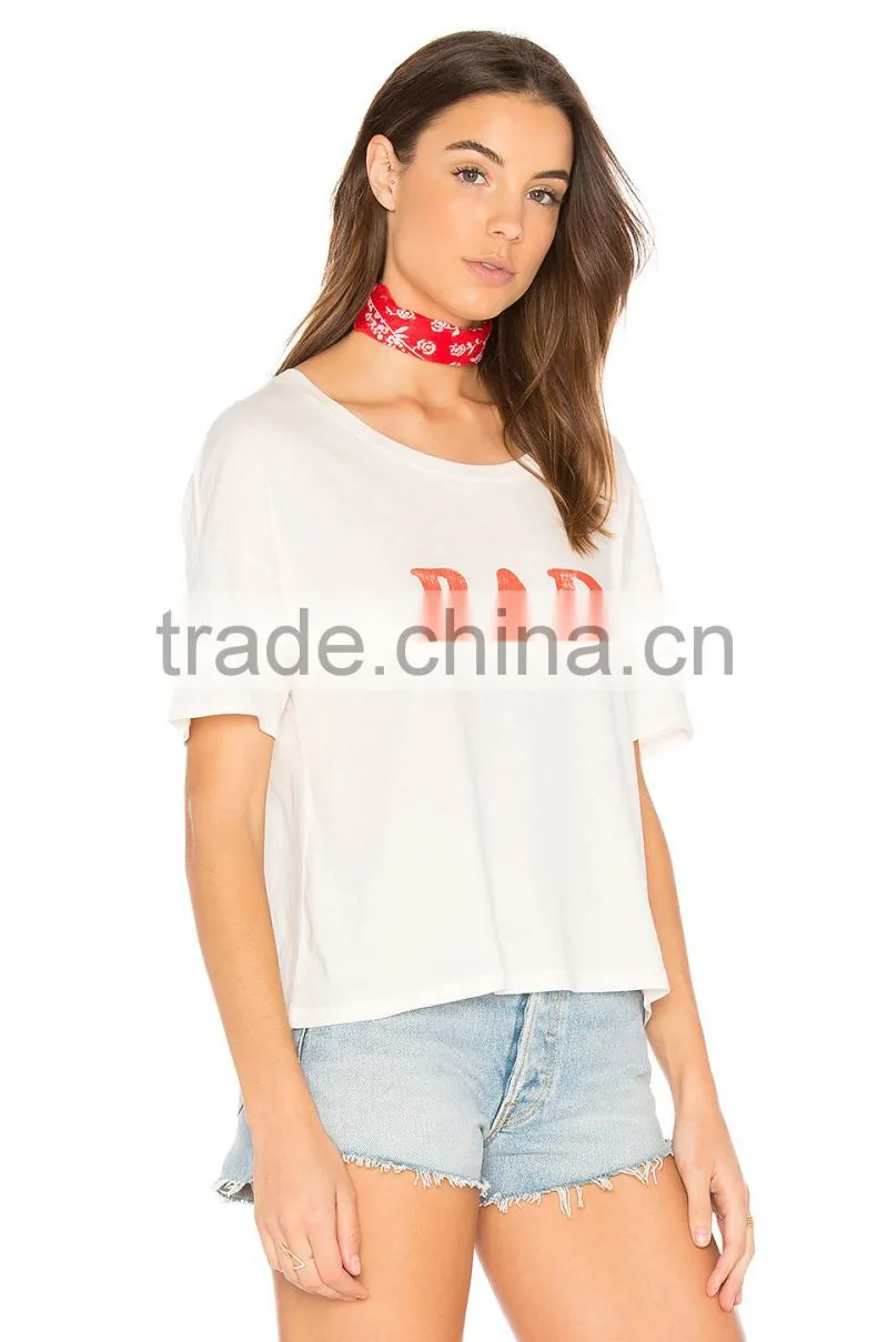 Guangzhou Shandao Factory OEM Latest Design Summer Casual 160g 100% Cotton Short Sleeve O-Neck Custom T Shirt