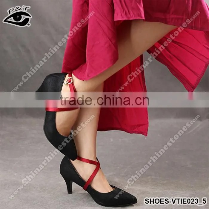 9 Colors PU leather Shoelace Solid leather shoe straps for high heels