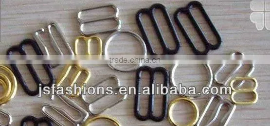 High quality multi-shape slidproof underwear lingeries buckles/anti-slippery bra strap hooks (JS-9088)