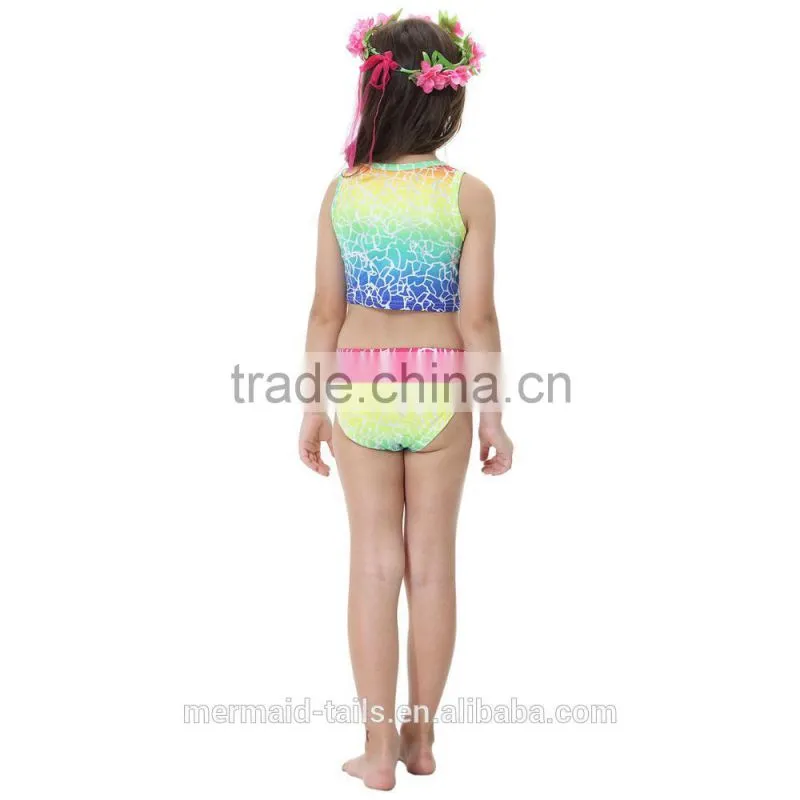 Girls summer surfing beach holiday bathing fashion Mermaid bikini sets