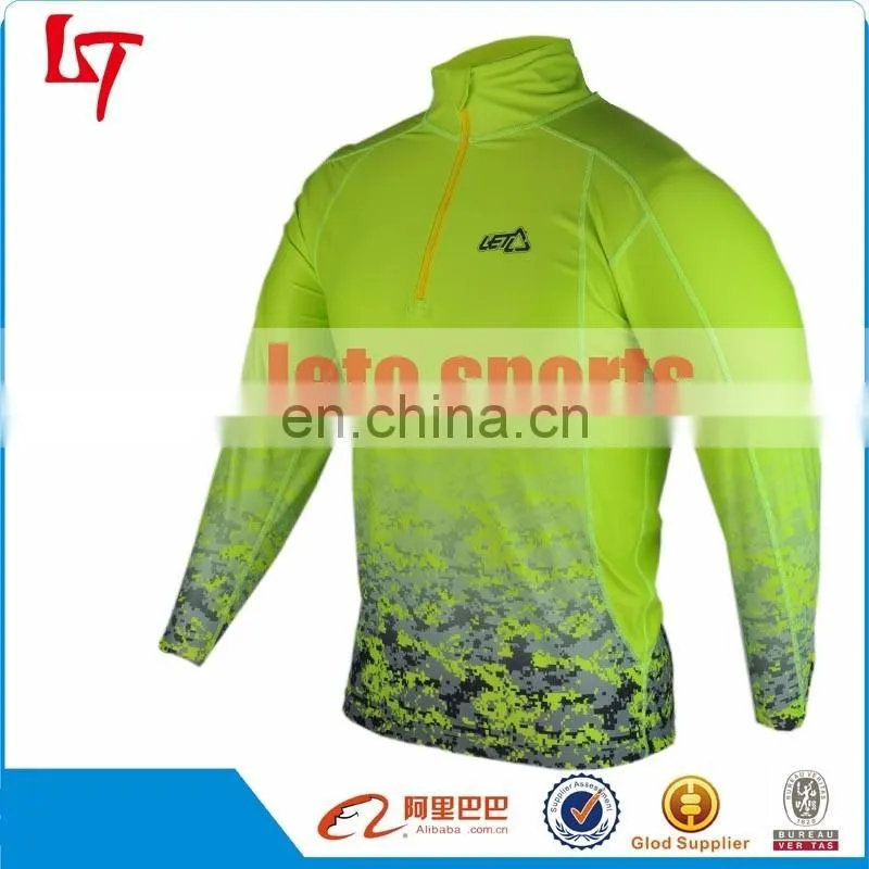 MMA sublimation printing long sleeves rash guards long sleeve mens fitness running t shirt compression wear mma rash guard