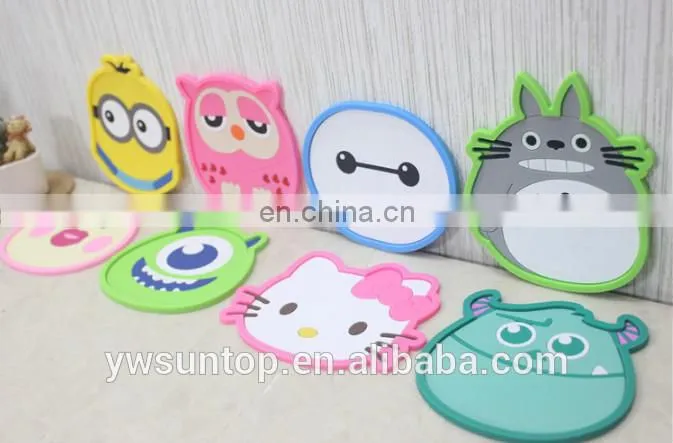 Cute Cartoon Design Thicken Silicon Coaste baby shower home decorations 8styles
