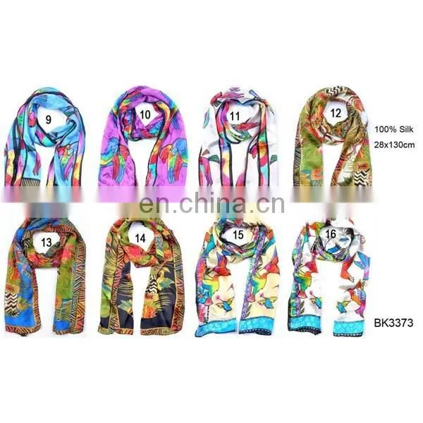 2016 100% Silk Scarf, Printing Silk Scarf, Cheap Silk Scarf