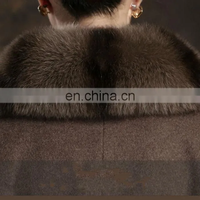 Garment Collar Accessories Fox Fur Trim For Coats