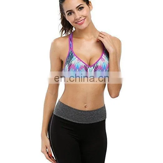 WorkOut CrossBack Padded Running Yoga Activewear Bra