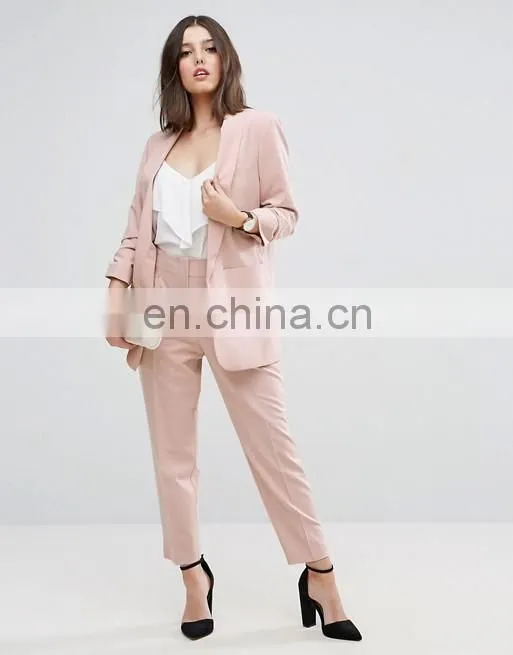 Wholesale Classic Solid Color Women Elegant Work Suits Loose Business Pant Suits For Ladies Multicolor For Choice