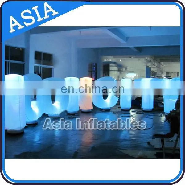 Unique Design Decorative Led Alphabet Letters / Giant inflatable Letters / Large Decorative Letters