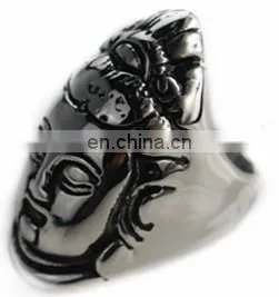 2014 Yiwu fashion stainless steel jewelry with finger designs ring