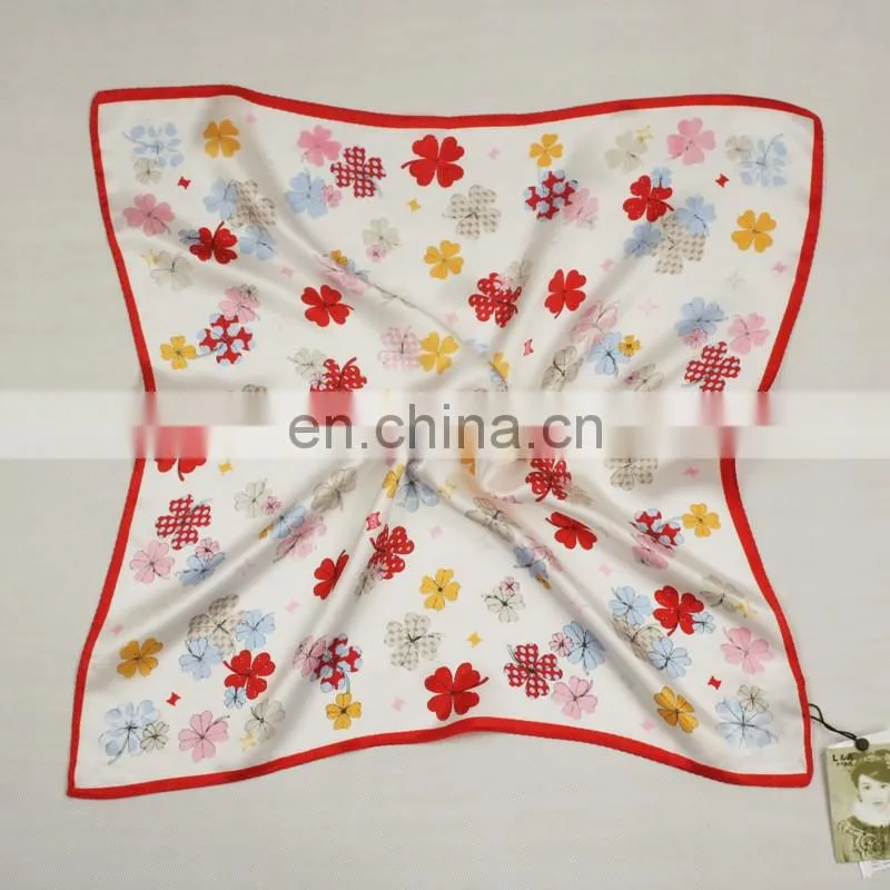 High quality women silk foulard scarf
