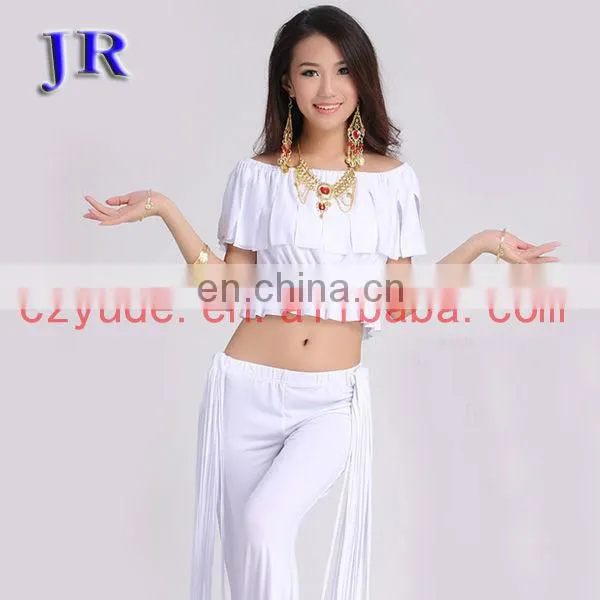 Arabic tribal style crystal cotton women short sleeve belly dance crop tops S-3019#