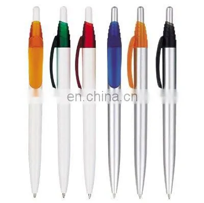 promotional plastic l ballpoint ball pen with customized logo printing