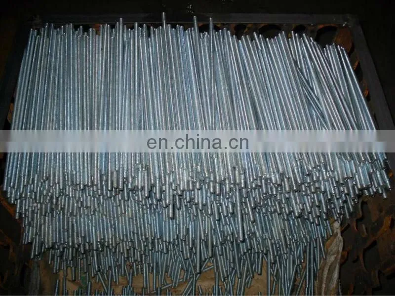 Galvanized steel insulator hook eye bolt with washer
