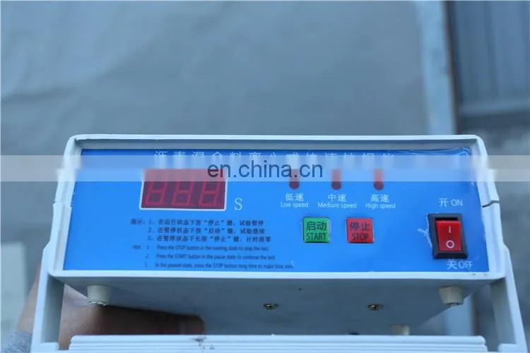 High Speed 3kg fast Asphalt Centrifuge Extractor asphalt Mixture Fast Extractor