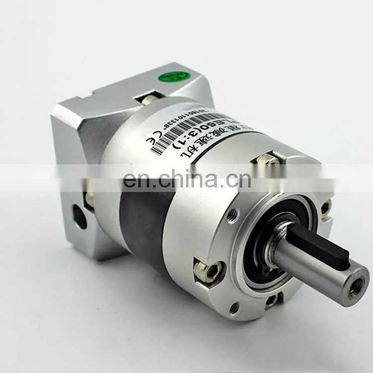 Second Stage Reducer For CNC Flame Cutting Machine PLF080 90 Degree Square Flange Output Reducer