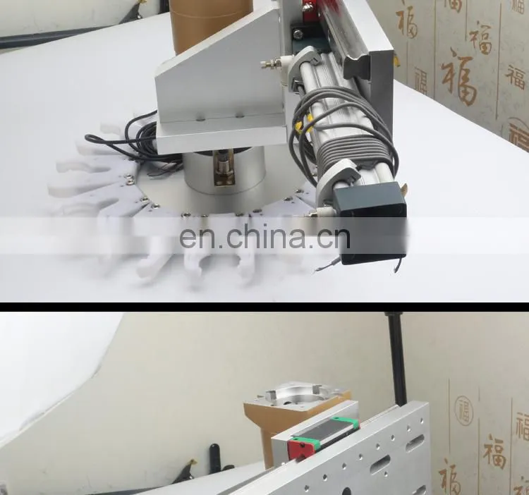 Engraving machine automatic tool changer cnc spindle motor cutter disc and tool changer