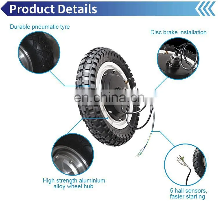 400W detachable powerful E-bike hub motor